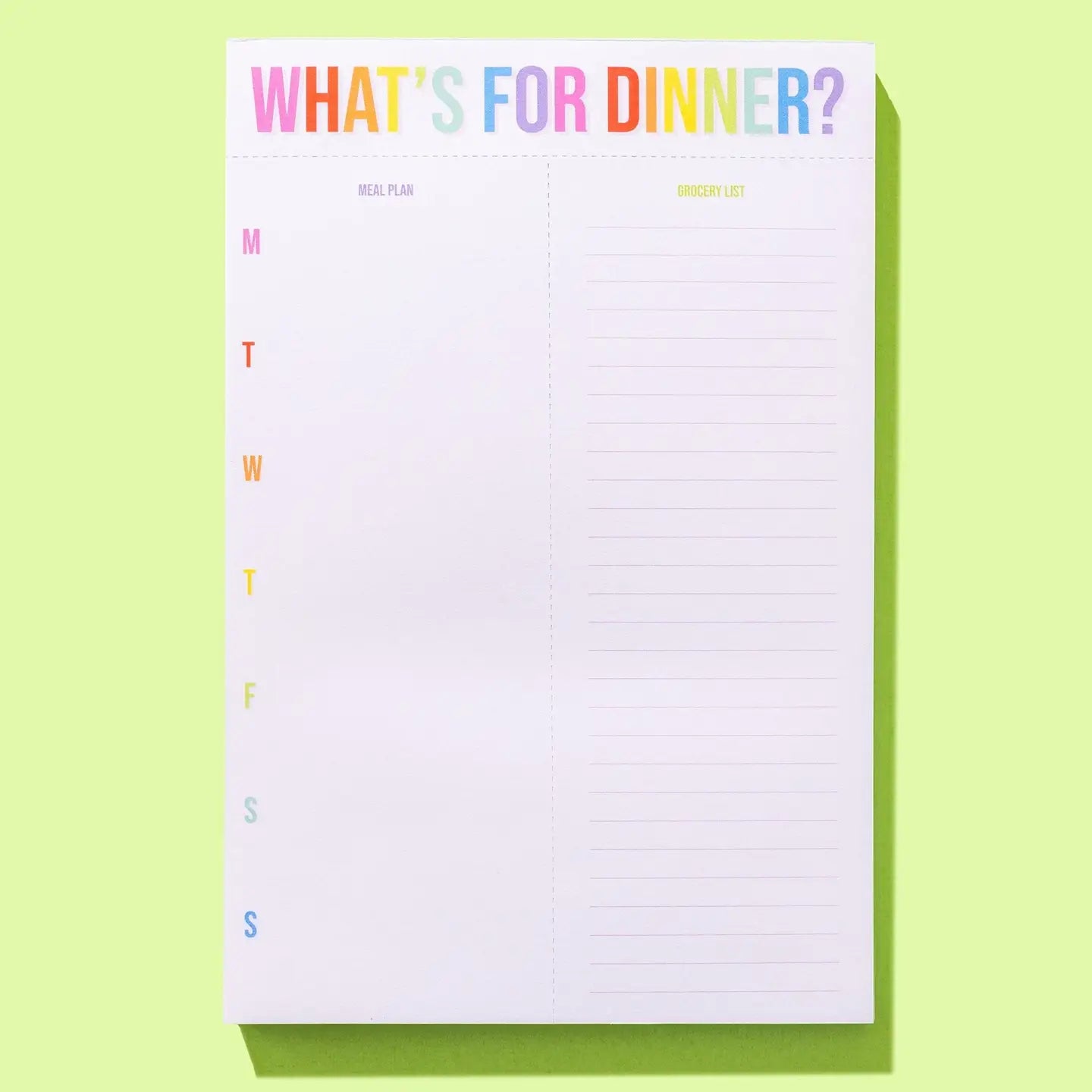 “What’s For Dinner” Meal Planning Notepad