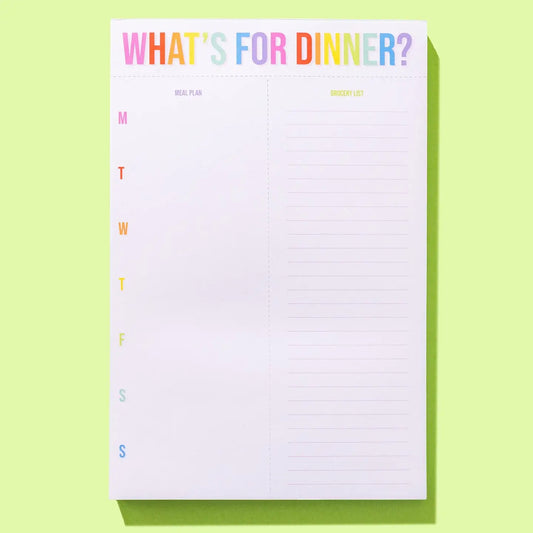 “What’s For Dinner” Meal Planning Notepad