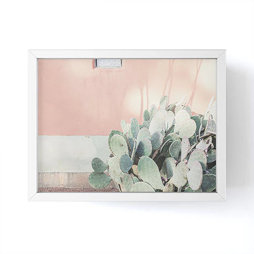 Framed Mini Art Print White