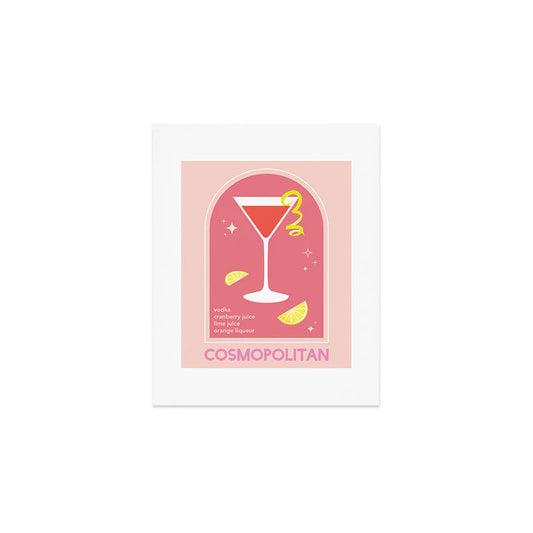April Lane Art Cosmopolitan Cocktail Art Print