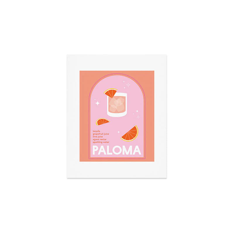 April Lane Art Paloma Cocktail I Art Print