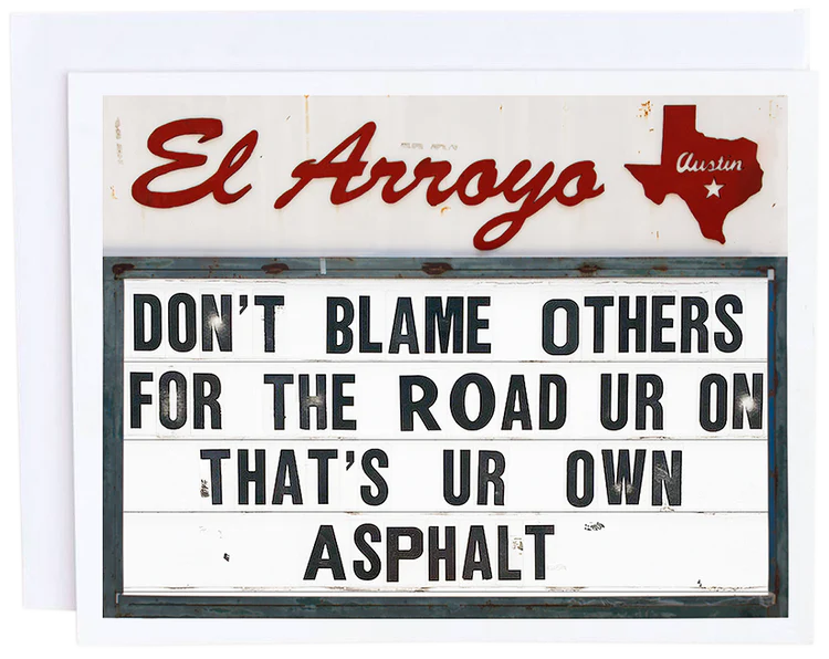 Ur Own Asphalt Card