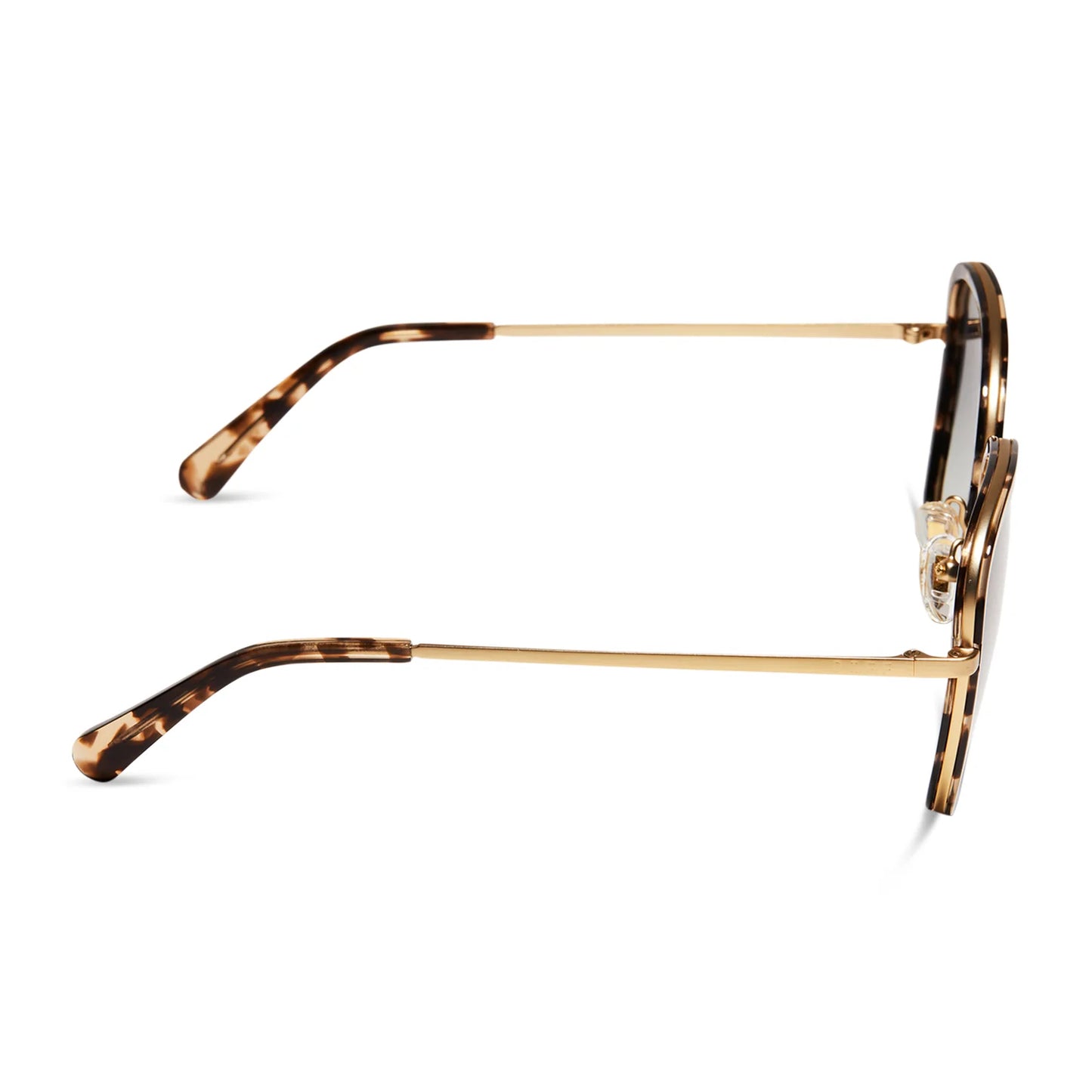 Genevive Espresso Tortoise + Grey Gradient Sunglasses (DOUBLE)