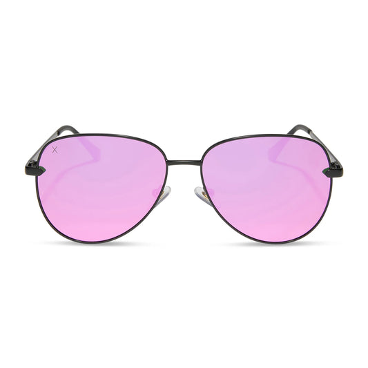 Abbot Matte Black + Pink Mirror