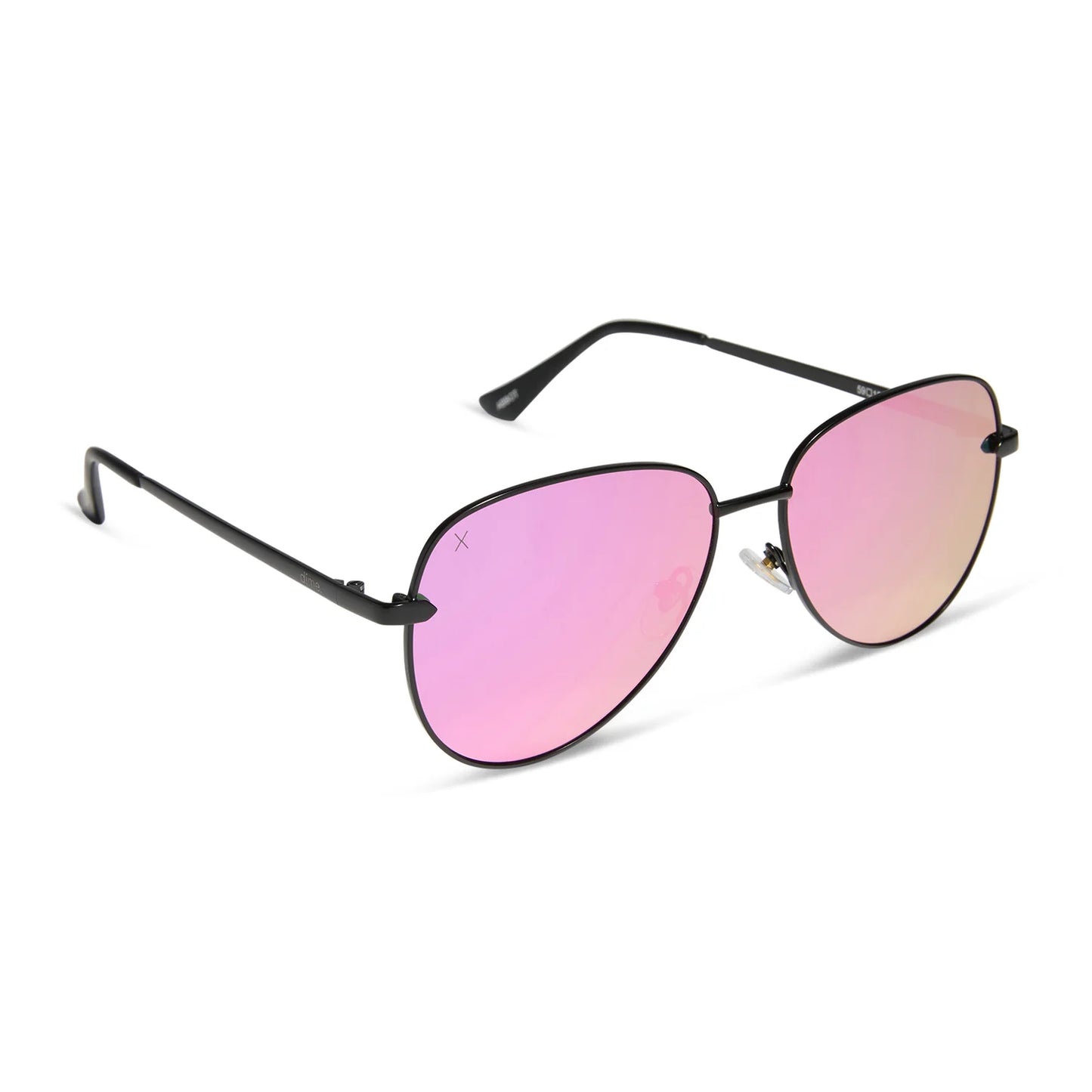 Abbot Matte Black + Pink Mirror