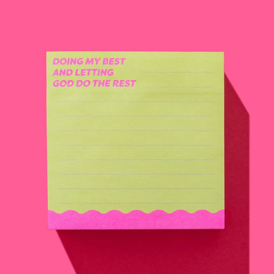 “Doing My Best” Stick Notes