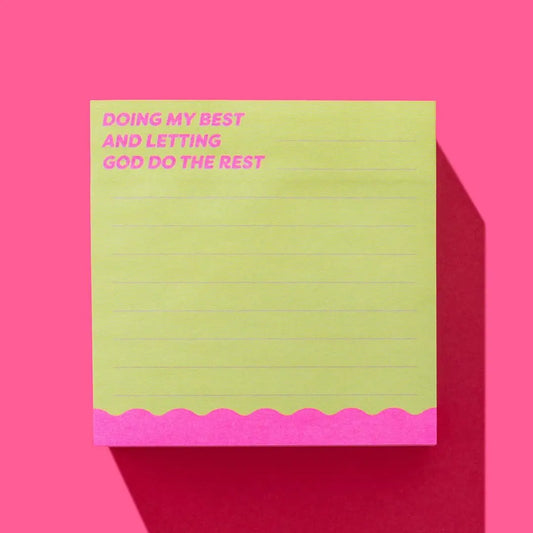 “Doing My Best” Stick Notes