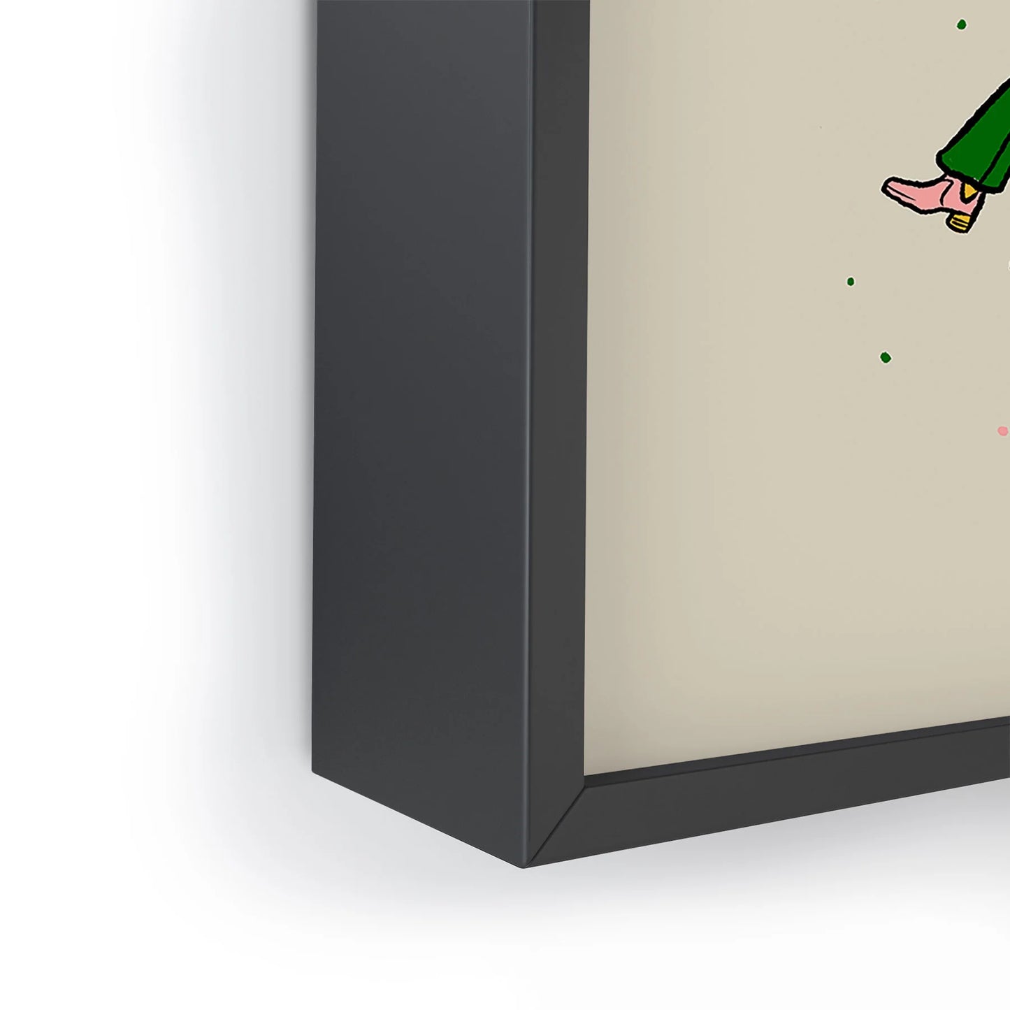 Framed Mini Art Print Black