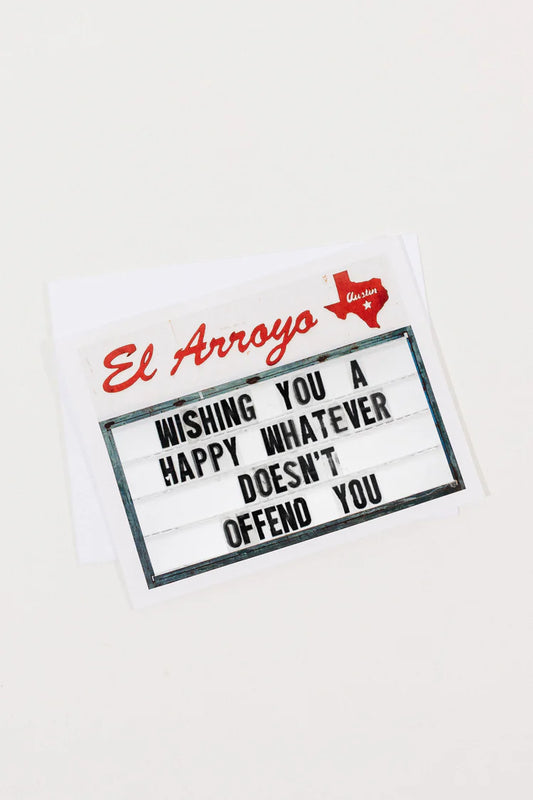 Happy Whatever Birthday Card