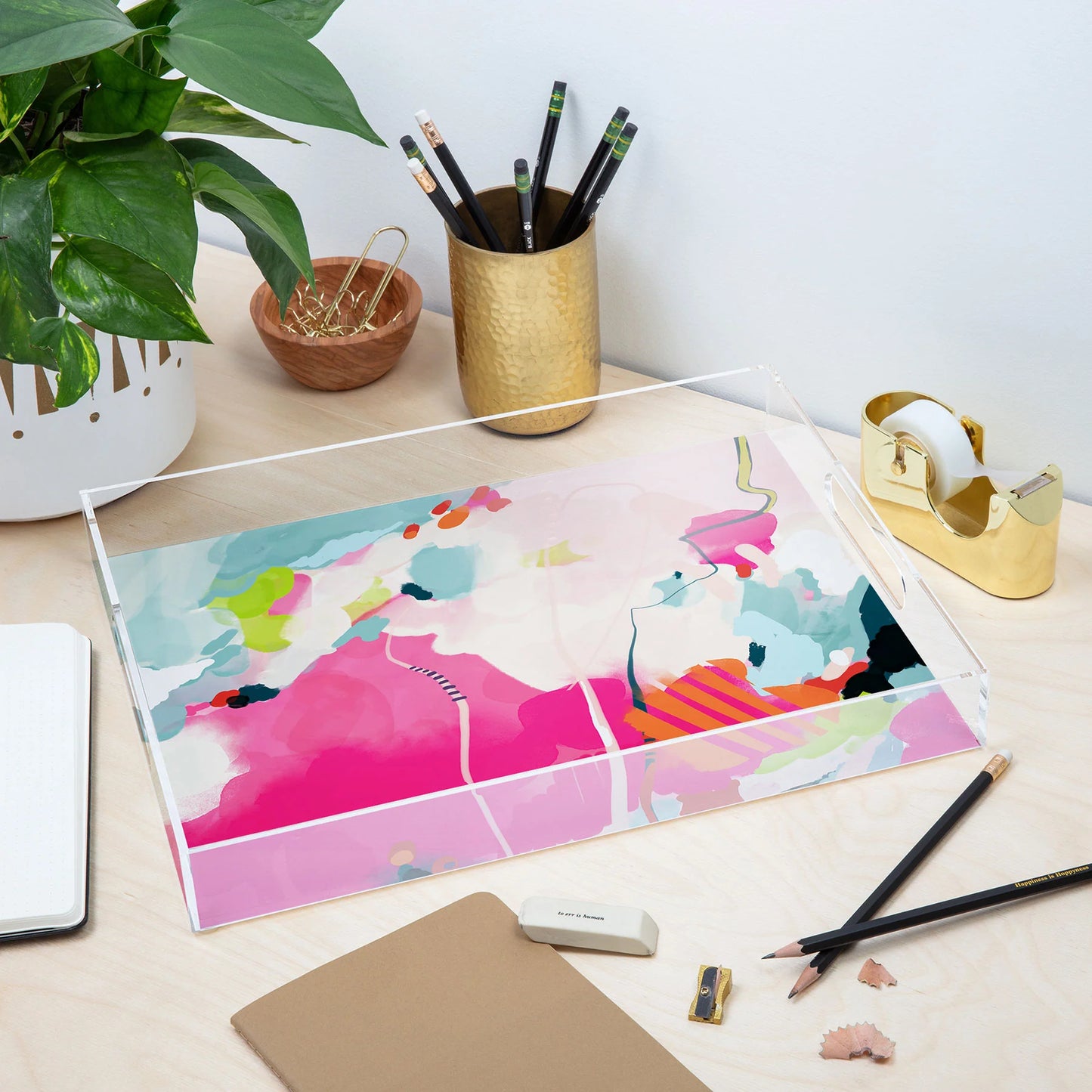 Pink Sky II Acrylic Tray
