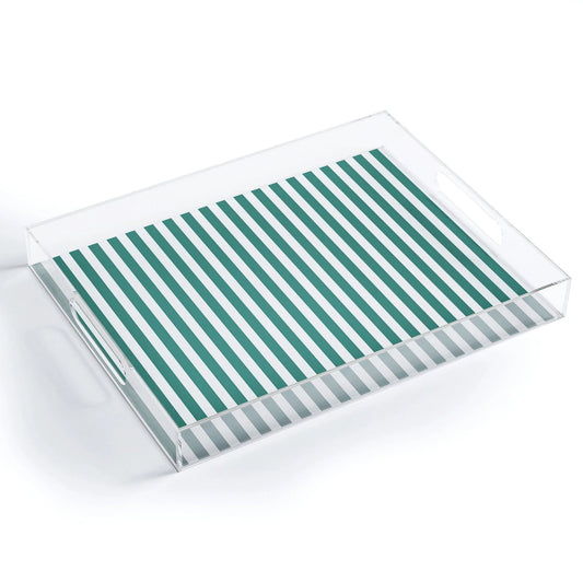 Bouquet Stripe Acrylic Tray
