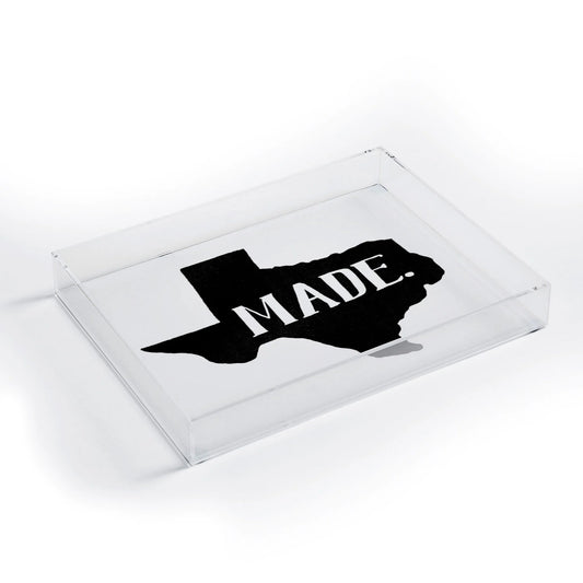 Texas Made Acrylic Tray