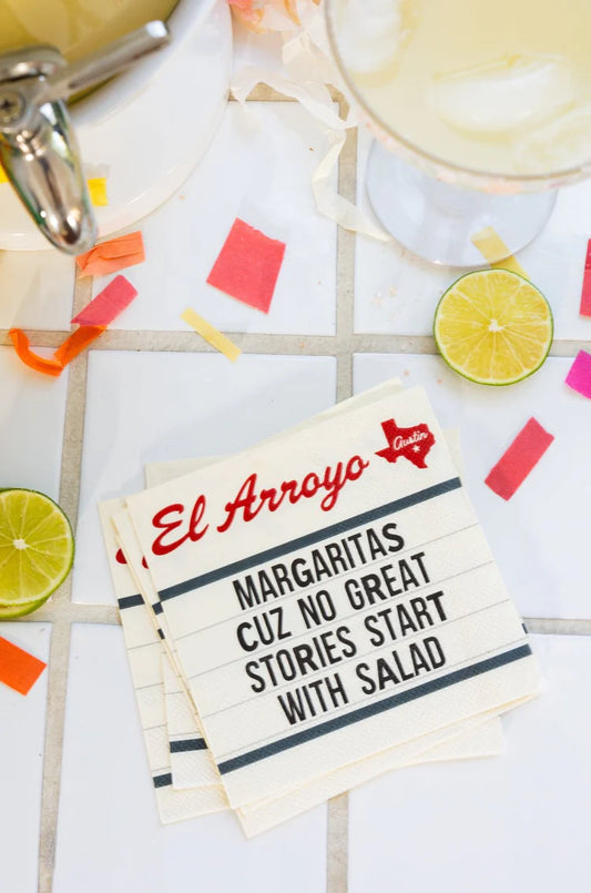 Cocktail Napkins - Salad Stories