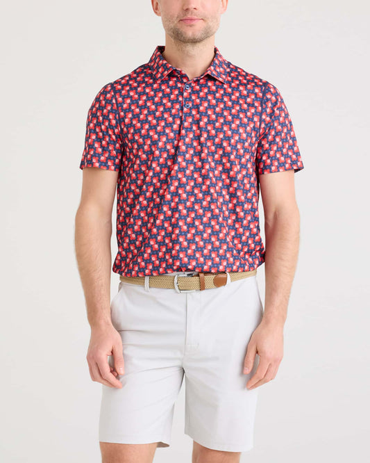 DROPTEMP™ PRINTED ALL DAY COOLING  POLO