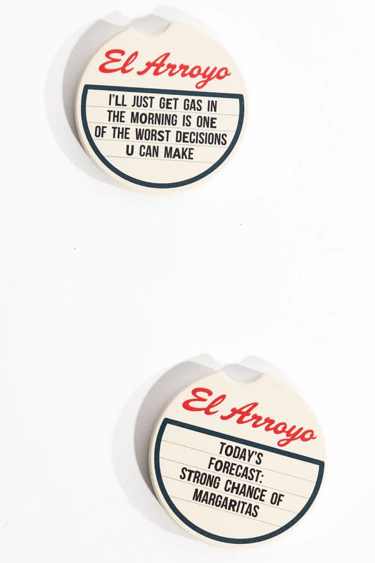 Today's Forecast - Car Coaster Set